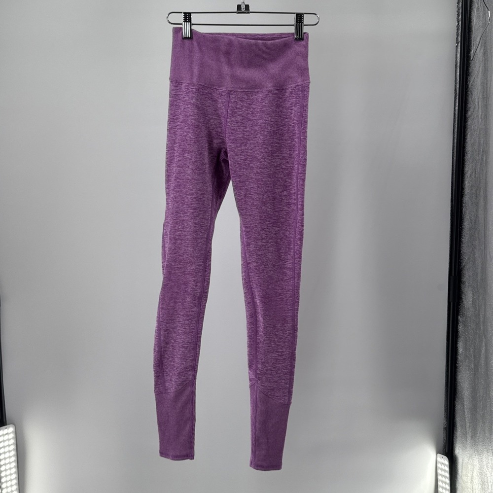 Alo Yoga High-waisted Alosoft Lounge Athletic Legging Electric Violet Purple XS